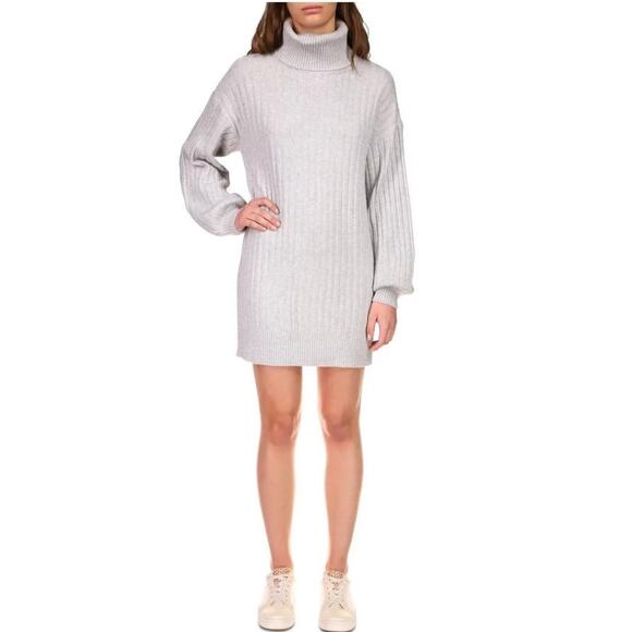 Sanctuary Womens Cozy Nites Knit Turtleneck Sweaterdress size XS - Picture 1 of 5